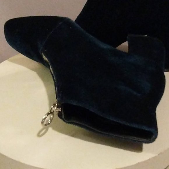 Brand New ZARA soft dark navy blue ankle boot size 5 -5.5 - Picture 8 of 11